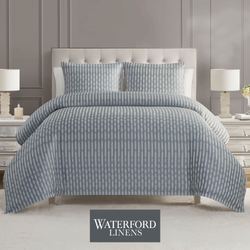 Aretha Mini Comforter Set Steel Blue