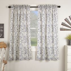 Doylestown Tailored Curtain Pair Denim 72 x 63