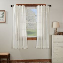 Kathryn Curtain Pair Ivory 72 x 63