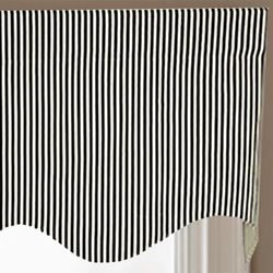 Ashford Stripe Shaped Valance 50 x 17