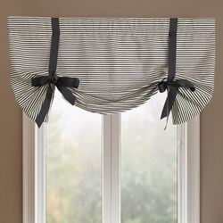 Ashford Stripe Tie Up Valance 50 x 25