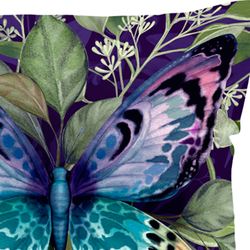 Midnight Garden Mystic Butterfly Pillow Multi Earth