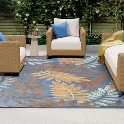 Lenora Rectangle Rug Peach 53 x 75