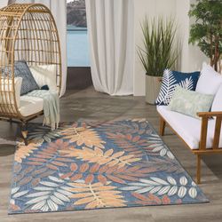 Lenora Rectangle Rug Peach 36 x 56