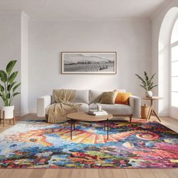 Seahorse Cove Rectangle Rug Multi Jewel 710 x 910