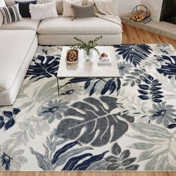Hallie Rectangle Rug Navy 53 x 73