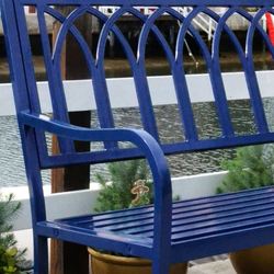 Lakeside Steel Outdoor Bench