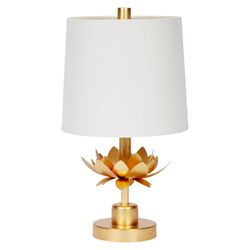 Lotus Aurora Mini Accent Lamp Gold