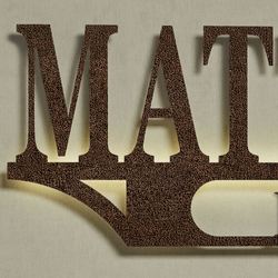 Lucent LED Personalized Wall Art Sign