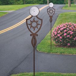 Pathways Crest Sun Reflective Driveway Marker Stakes Set of Two