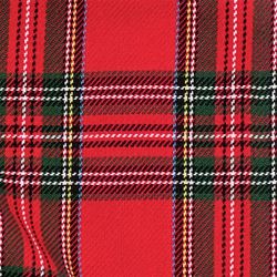 Arlington Plaid Table Runner Red 13 x 72
