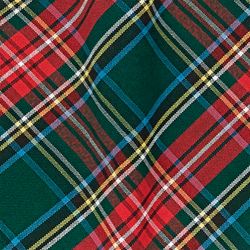 Weston Plaid Table Runner Green 13 x 72