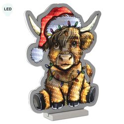 Highland Cow Infinity Light Multi Warm