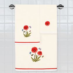 Polly Bath Towel Set Bath Hand Fingertip