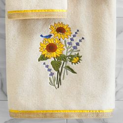 Girasol Bath Towel Set Bath Hand Fingertip