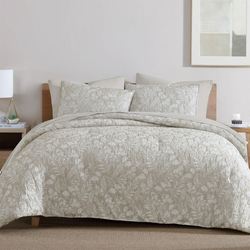 Turning Leaf Mini Comforter Set Natural