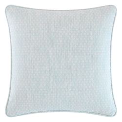 Josephine Piped Pillow Blue 20 Square