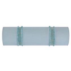 Josephine Piped Neckroll Pillow Blue