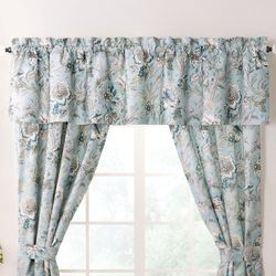 Josephine Tailored Valance Blue 80 x 17