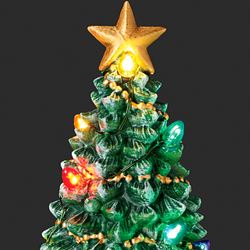 Adorned Christmas Tree Nightlight Green