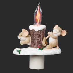Mice Laughing Nightlight Brown