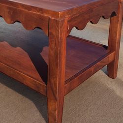 Sienna Scallop Coffee Table