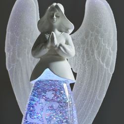 Swirl Angel of Peace LED Table Accent White