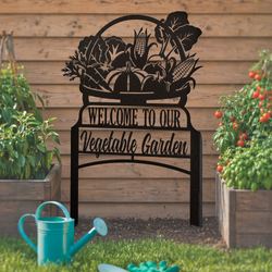 Vegetable Garden Personalized Yard Stake