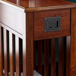 Larina Side Table Mission Red Oak