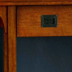 Larina Console Table Mission Red Oak