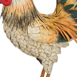 Baron Rooster Sculpture Multi Earth