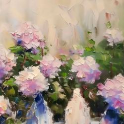 Frannies Fence Floral Canvas Wall Art Multi Pastel