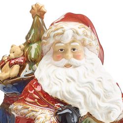 Father Christmas Table Sculpture Multi Warm