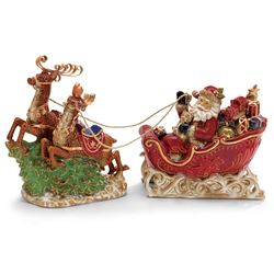 Christmas Flight Table Sculptures Multi Warm Set of Two