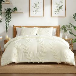 Elegant Vines Mini Comforter Set Ivory