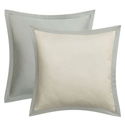 Rita Reversible Flanged European Sham Only Champagne