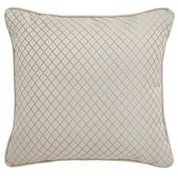Rita Diamond Lattice Pillow Champagne 18 Square