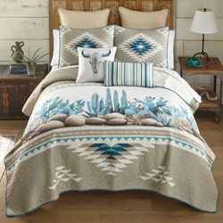 Cacti Mini Quilt Set Multi Warm