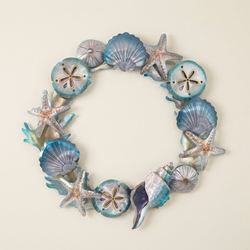 Majestic Shell Wreath Wall Art Multi Cool