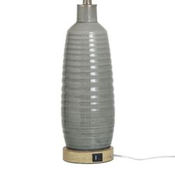 Oliver Table Lamp Gray