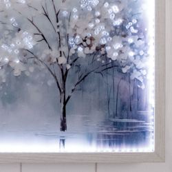 Blue Wonder Lighted Framed Wall Art