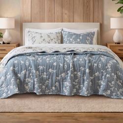 Catalina Botanical Mini Quilt Set Blue