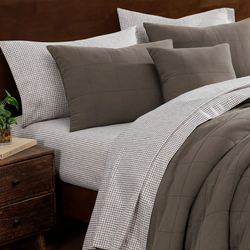 Modern Squares Comforter Bed Set Cocoa