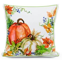 Natures Beauty Pumpkins Accent Pillow Multi Earth