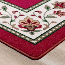 Savannah Vine Rectangle Rug Brick
