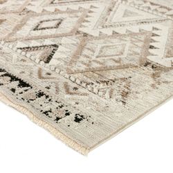 Tribal Sands Rectangle Rug Beige