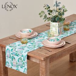 Spice Village Table Runner Pastel Blue 14 x 70