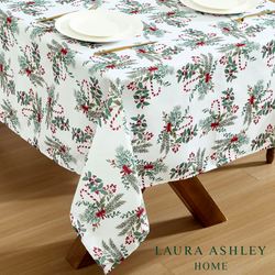 Candy Cane Tablecloth White