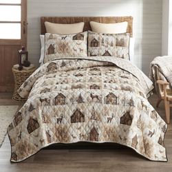 Antique Winter Mini Quilt Set Multi Warm
