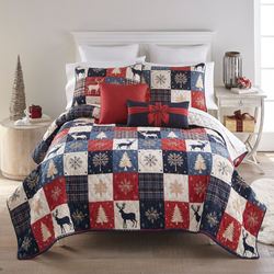 Noel Mini Quilt Set Red/Blue